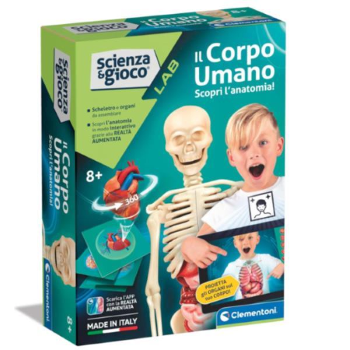 CLEMENTONI SCIENZA E GIOCO ARCHEOGIOCANDO PTERANOD E VELOCIRAPTOR KIT FOSSILI DA SCAVARE